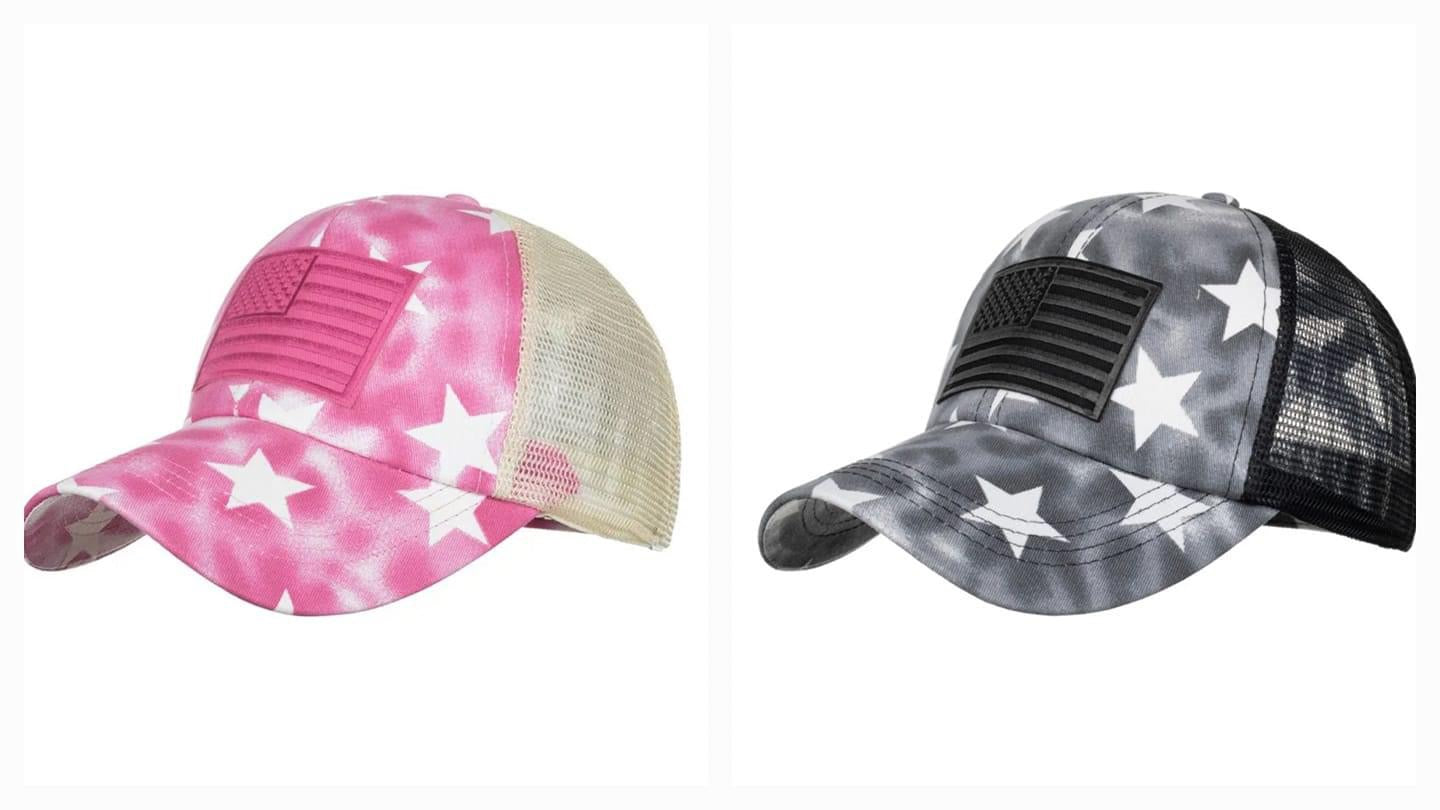 Stars Trucker Hat - Pink or Black