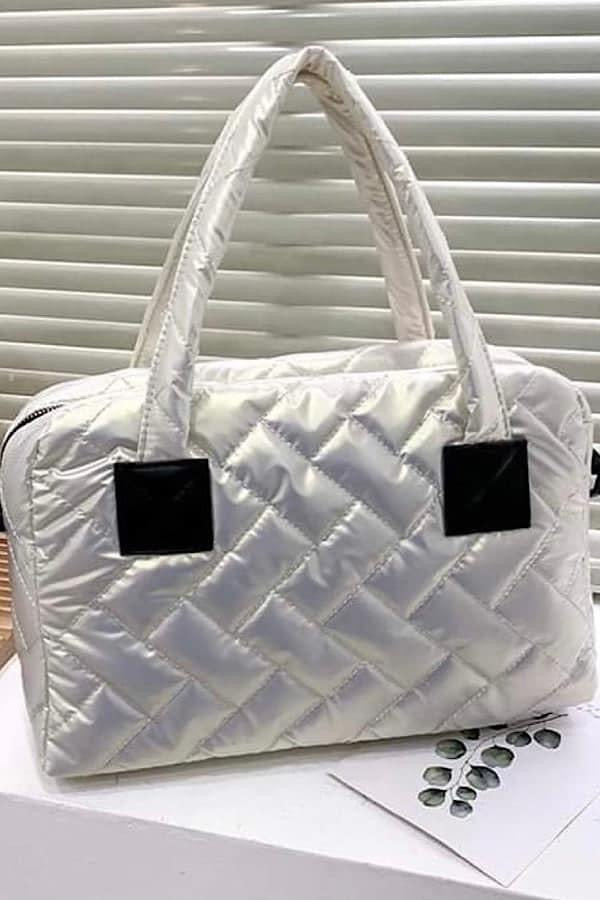 Ice Cold Quilted Puffer Bag