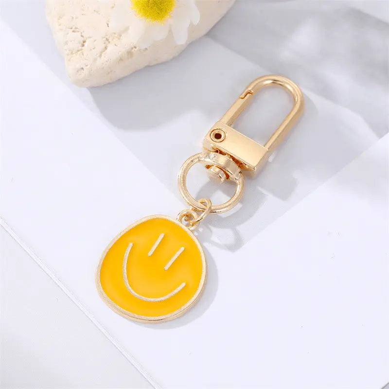 Smiley Face Keychain