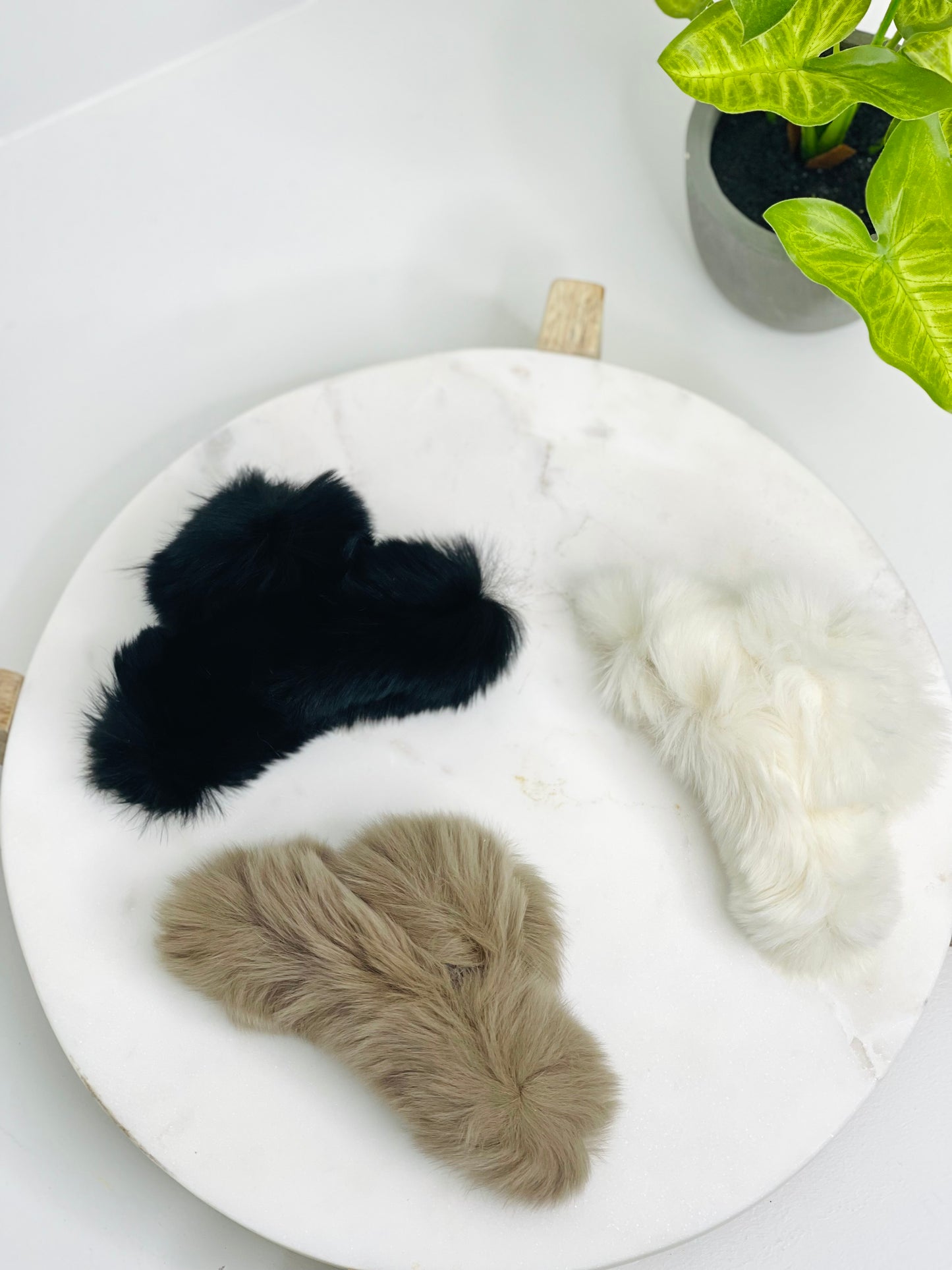 Celeste Faux Fur Hair Claw