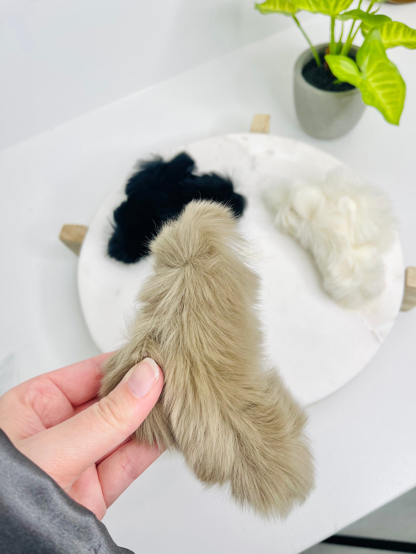 Celeste Faux Fur Hair Claw