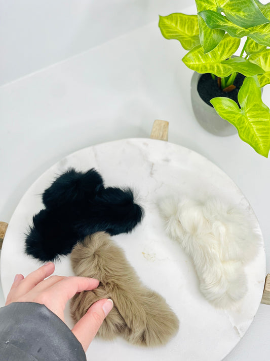 Celeste Faux Fur Hair Claw