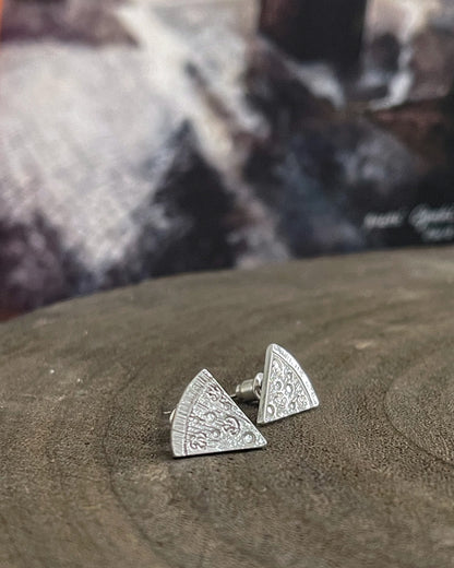 Pizza Slice Earrings - Silver or Gold