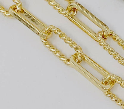 Tessa Toggle Chain Link Necklace - Gold