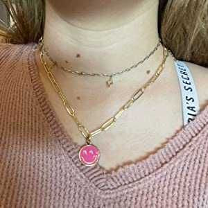 Smiley Face Paperclip Necklace