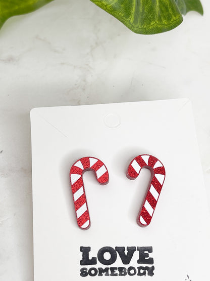 Candy Cane Earrings