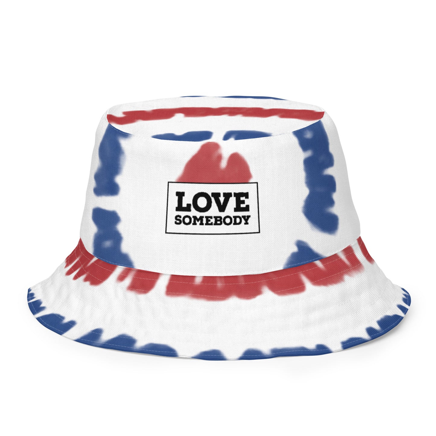 Red, White, & Blue Tie Dye Reversible Bucket Hat - LIMITED RELEASE