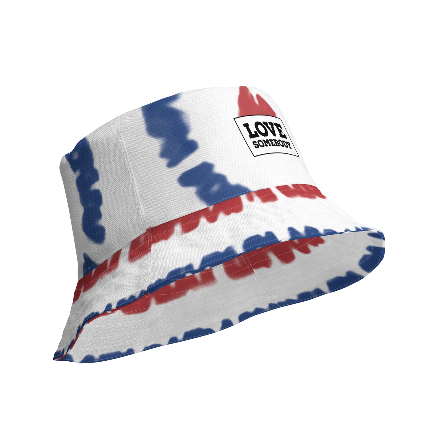 Red, White, & Blue Tie Dye Reversible Bucket Hat - LIMITED RELEASE