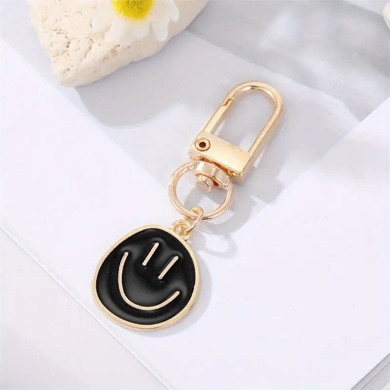 Smiley Face Keychain