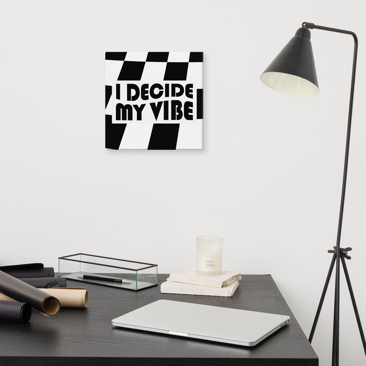 I Decide My Vibe Canvas