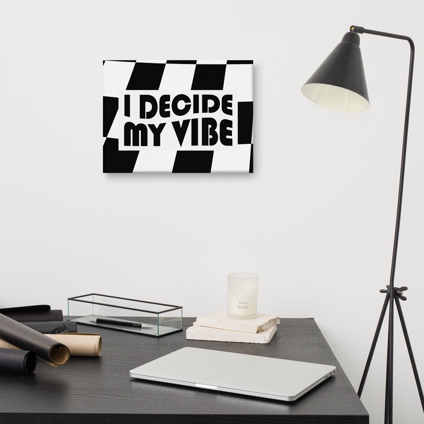 I Decide My Vibe Canvas