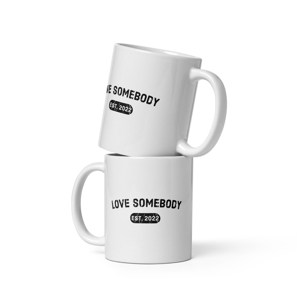 LOVE SOMEBODY Mug - White