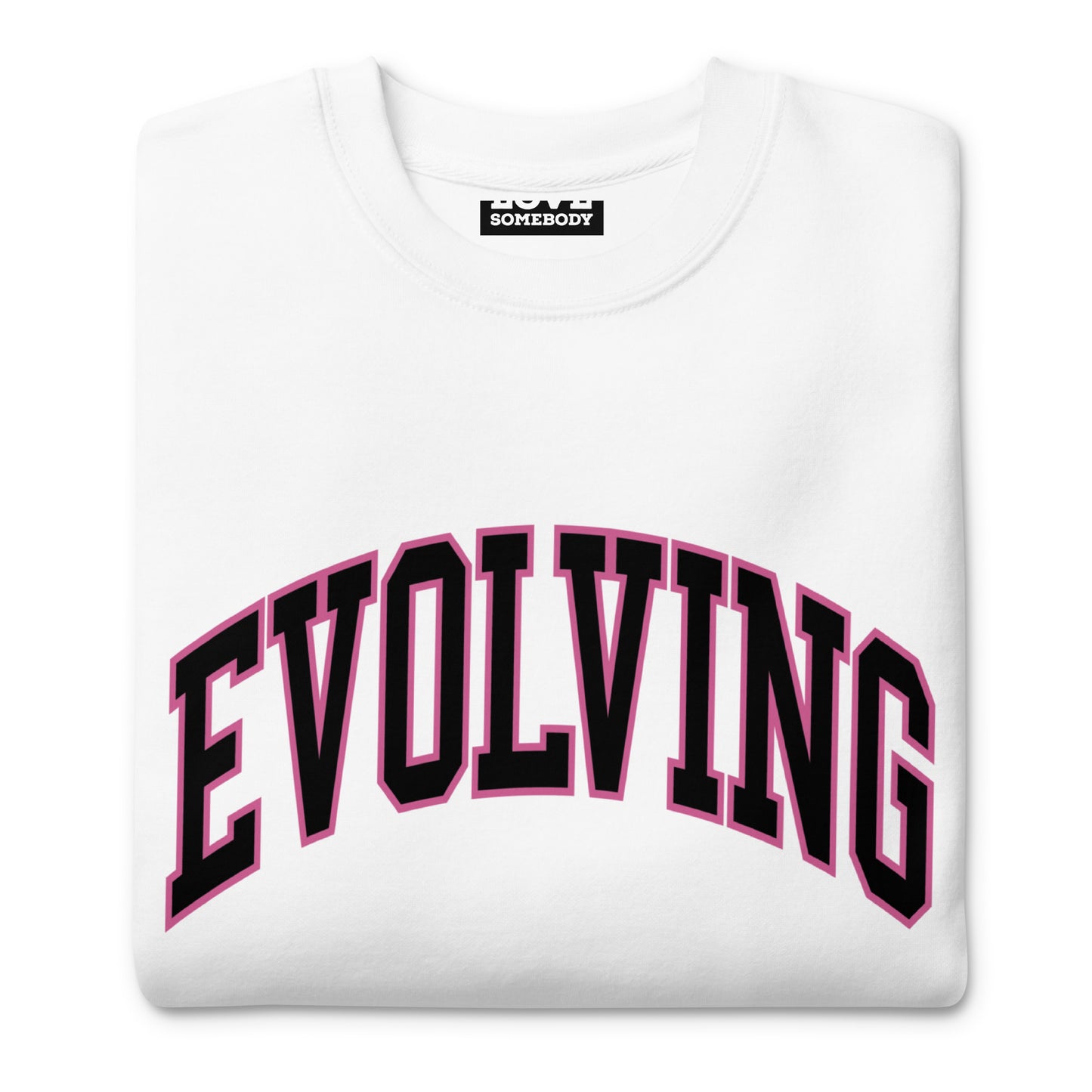 SHE IS EVOLVING (I AM SHE) Sweatshirt - White, Carbon Grey, Black, Charcoal Heather